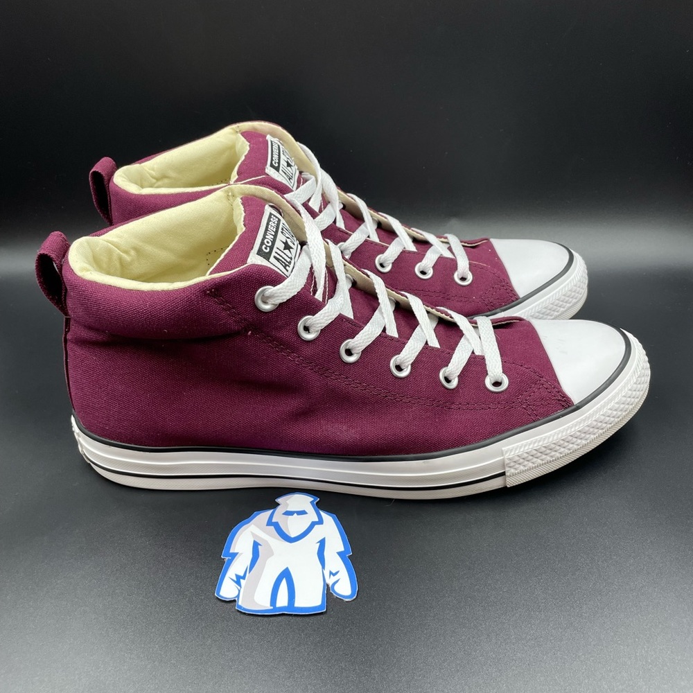 Converse Chuck Taylor All-Star Street Mid Dark Sangria Men’s Sz 10.5